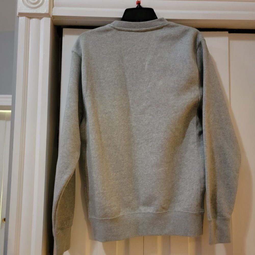 Nike Gray Sportswear Club Fleece Crew-Neck Sweatshirt For Men's Size XS - Picture 8 of 8